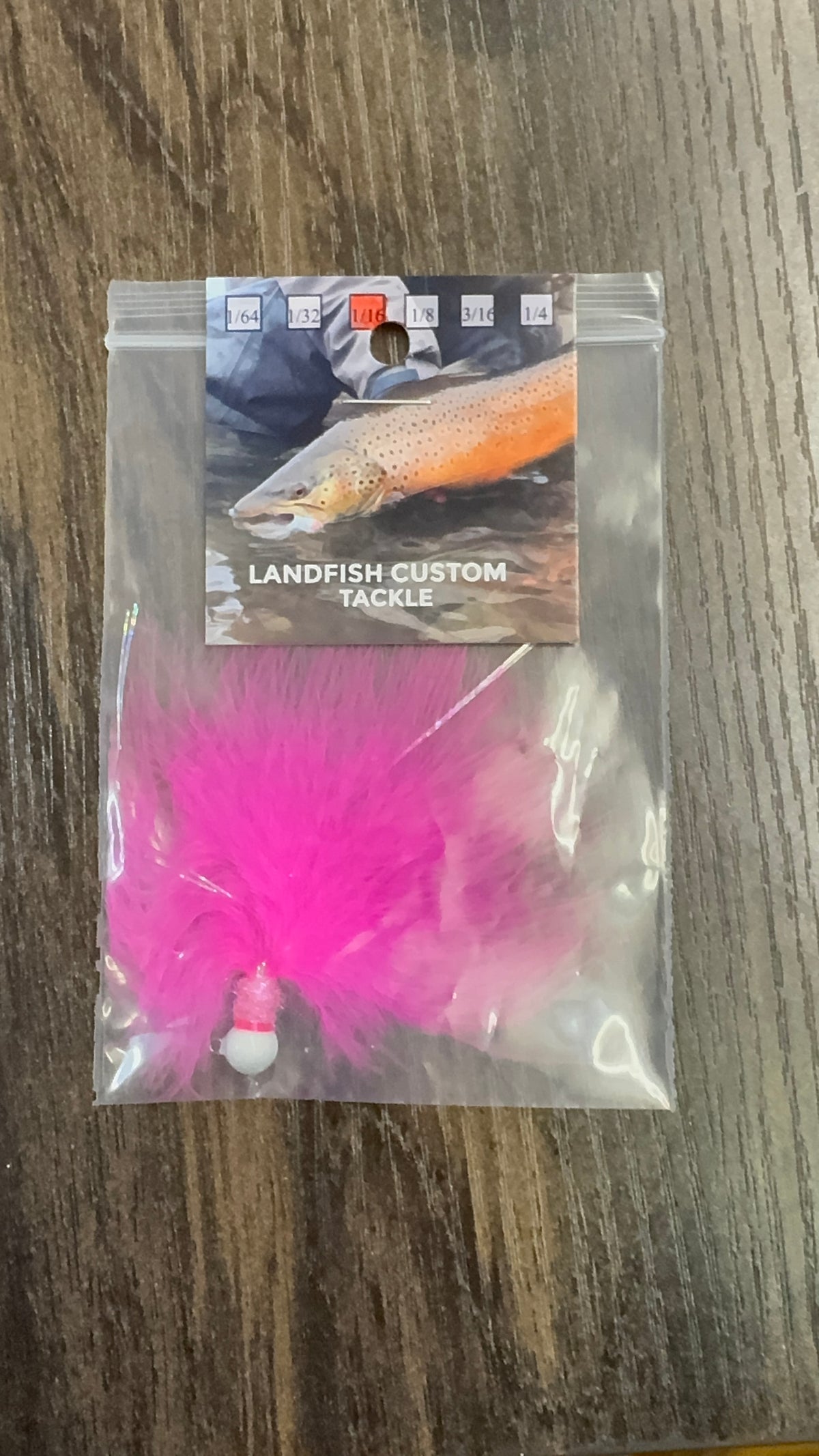 1/16oz uv white head / hot pink 1pk