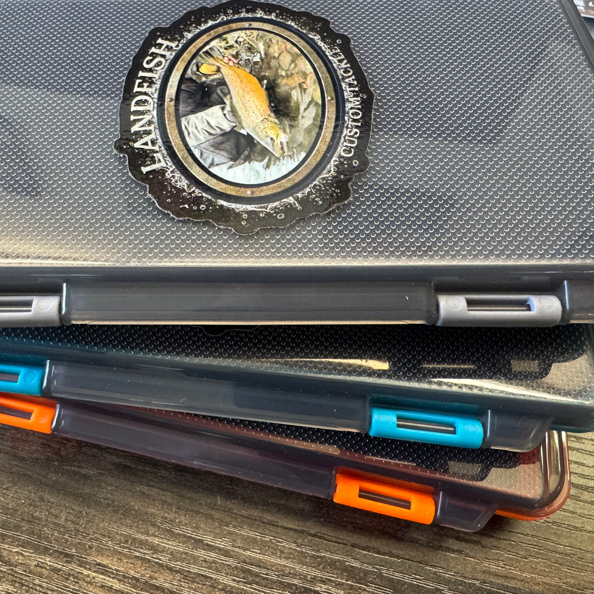 Landfish Custom Tackle Medium Slit Foam Jig Box