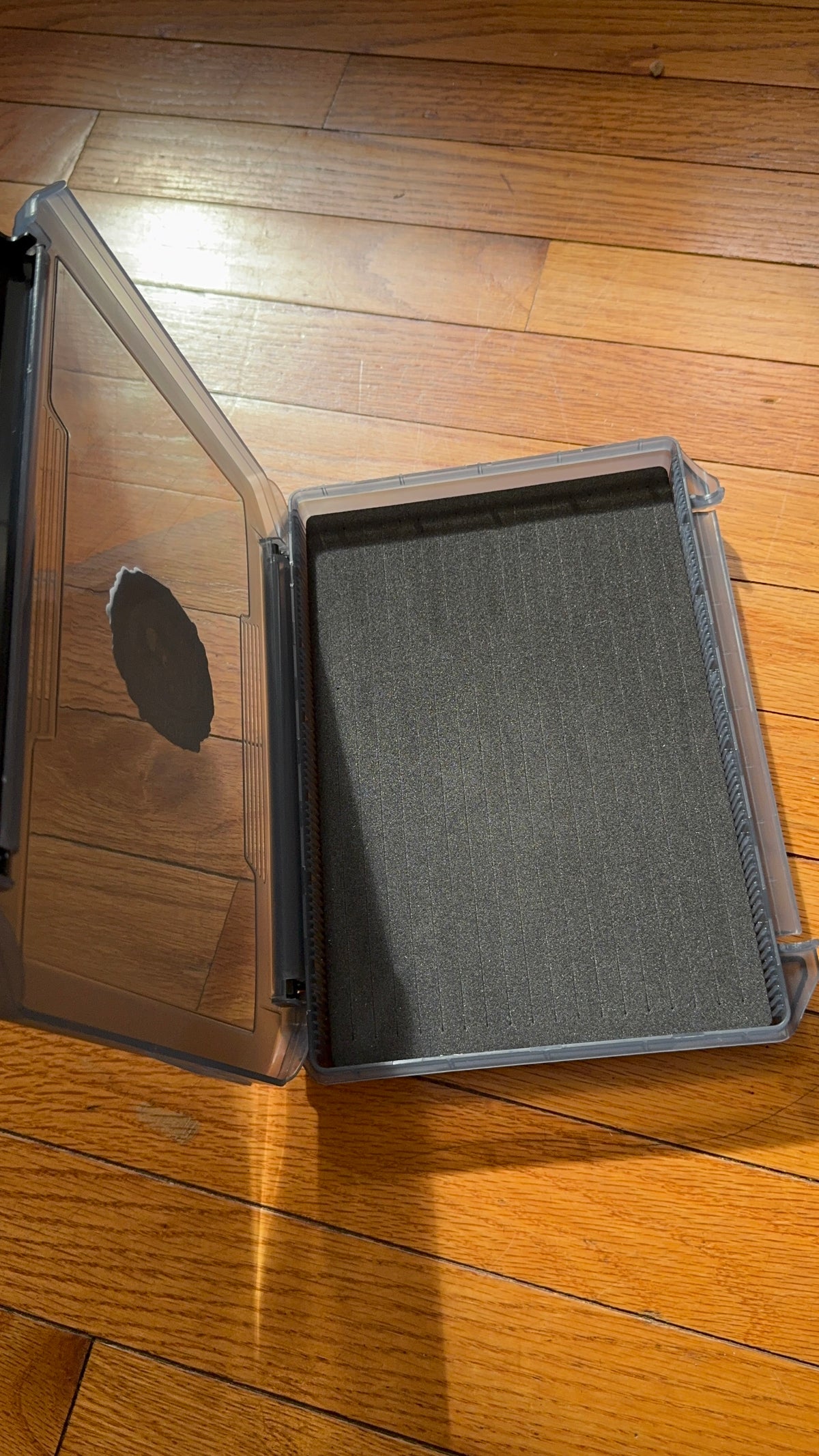 Large Landfish custom tackle slit foam jig box